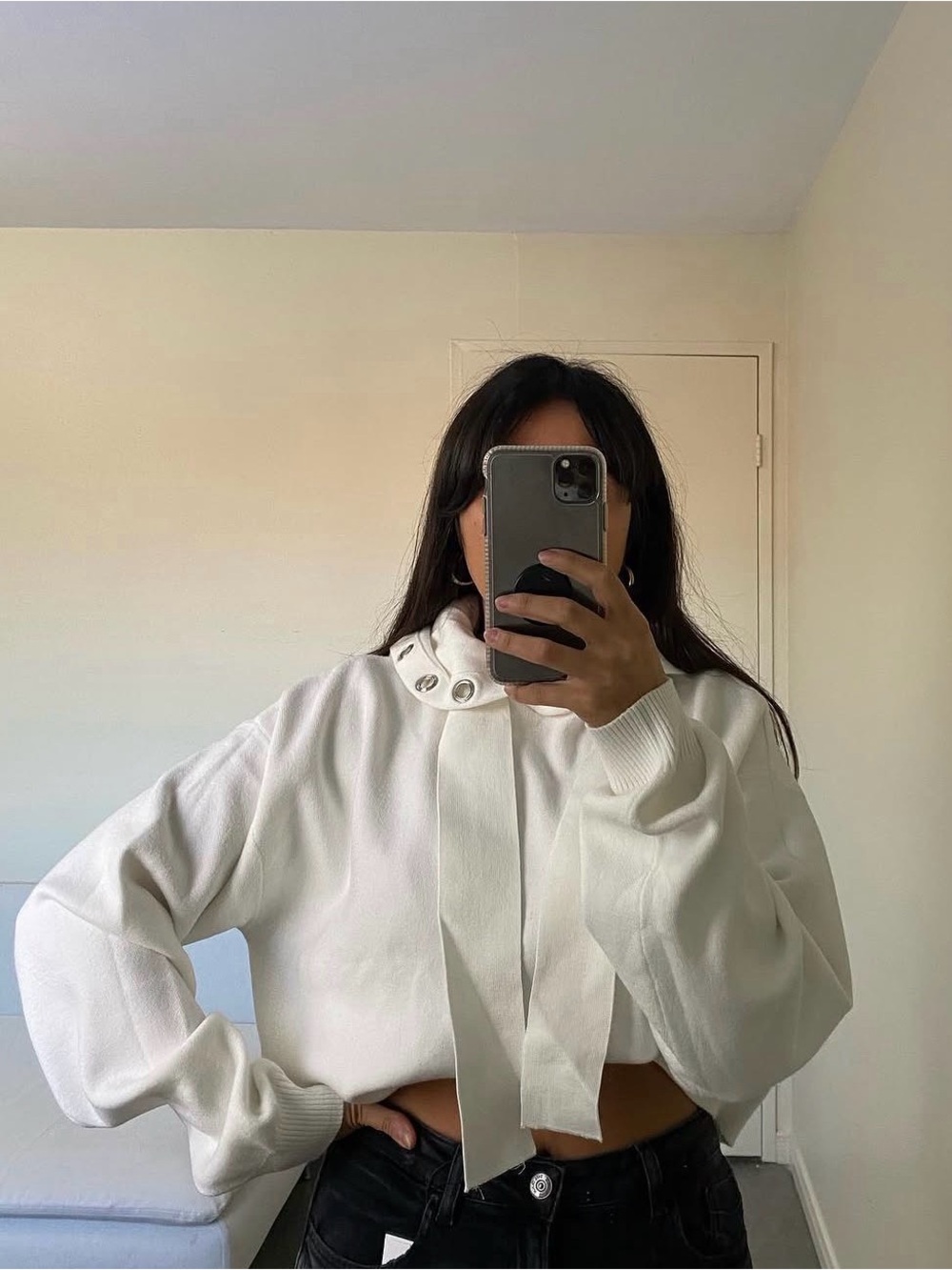 🛍️ZARA CROPPED SWEATER WORN ONCE ORIGINALLY $79